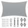 Amgo Customize Rectangle Shade Sail - 200 GSM, 95% UV Blockage with Hardware Kit