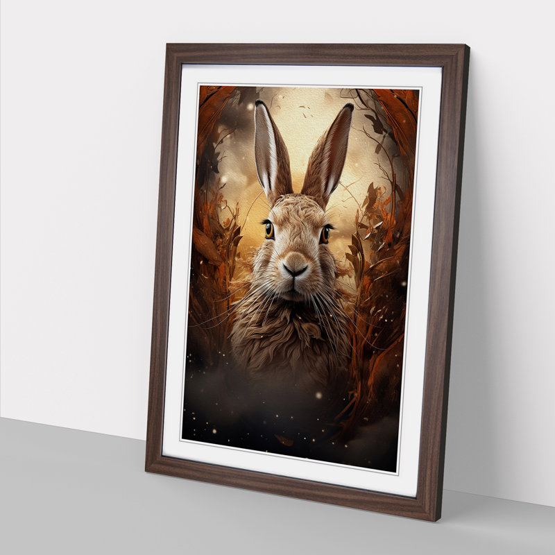 Hare Digital - Framed Print