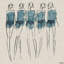 Shaded Blue II - Painting on Canvas-1680574108-1680574183