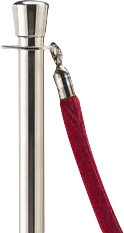 Forme-a-cordes de ligne, Chrome, Rouge, 96 po