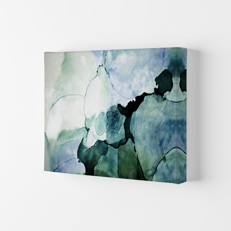 Green Blue Watercolour Art Original - Painting, No Frame, 59cm H x 84cm W x 1cm D