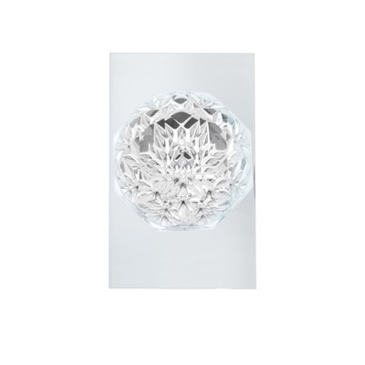 Fausse poignée en cristal poli Bravura 926-8