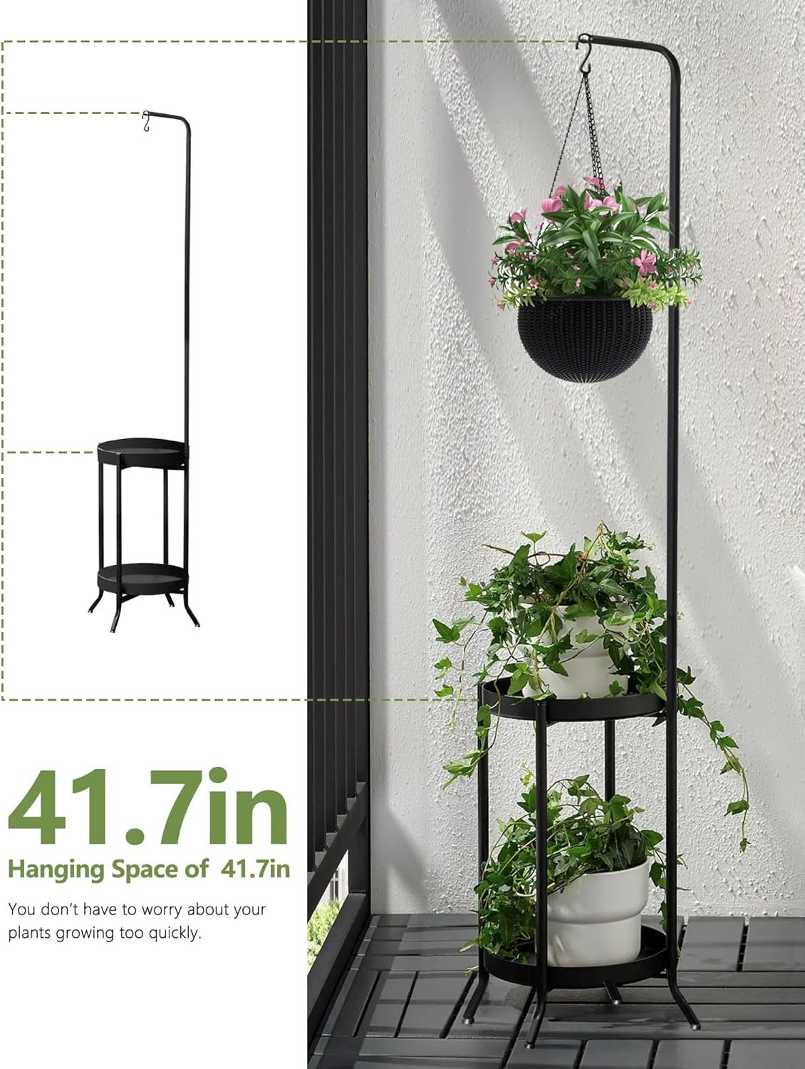 Plant Stands Indoor Harvest Land Plant Stand Tier Indoor Metal