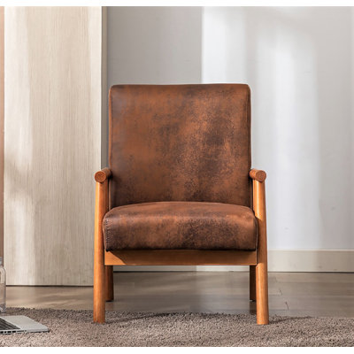 Fauteuil moderne avec pieds robustes