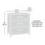 Commode 3 tiroirs l 31,26 po Marlaysha