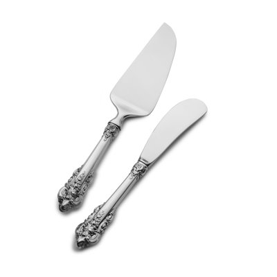 Wallace Grande Baroque 2 Pc Cheese Set