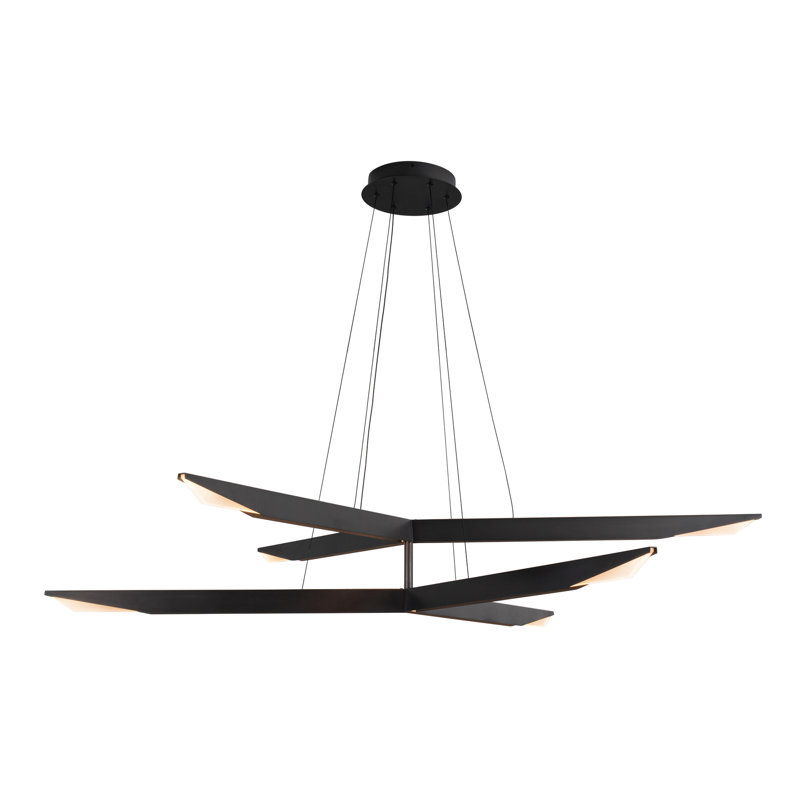 Tachi 2 - Light Steel LED Chandelier, Urban Bronze