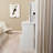 29.2" Small Left Drawer Desktop Vanity Table + Cushioned Stool, Large Sliding, Touch Control-992409198