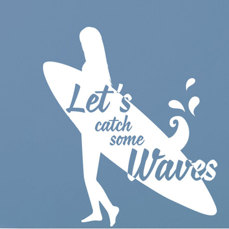 Nautical & Beach Wall Decal, White