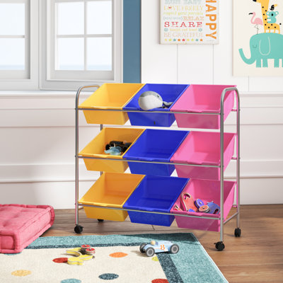 9 Bin Storage Tip Out Bin