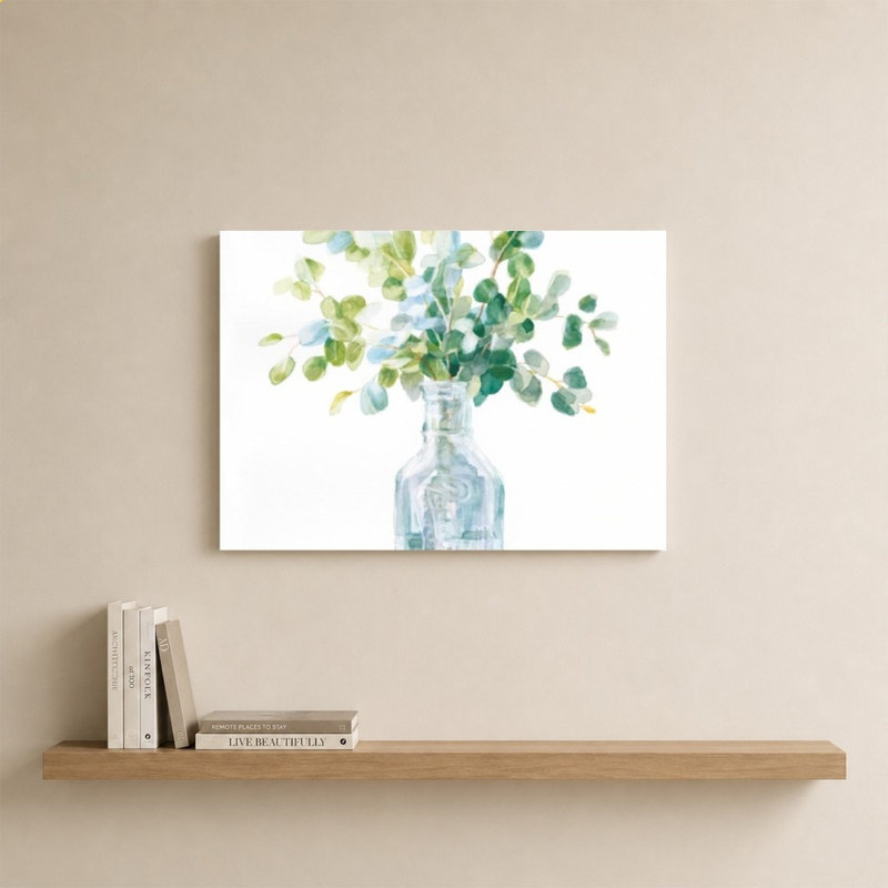 «Beach Flowers IV» par Danhui Nai - impression sur toile, H 20 po x l 30 po, Ne s’applique pas