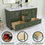 Ensemble de meuble-lavabo double 60 po-93052559