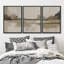 «Abstract Shoreline Modern Minimalist Beach Nature Wilderness Illustration Modern Decor» 3 pièces-100780987-100780988