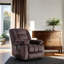 Fauteuil de massage inclinable manuel chauffant de 35,8 po de largeur (ensemble de 2)-1815192050