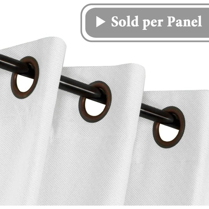 Linen Blackout Curtain for Bedroom/Living Room Thermal Insulated Grommet Linen Look Curtain Drapes Primitive Textured Burlap Effect Window Drapes 1 Panel
