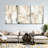 Abstract Soft Beige Triptych Multi Piece Canvas Print-93059286
