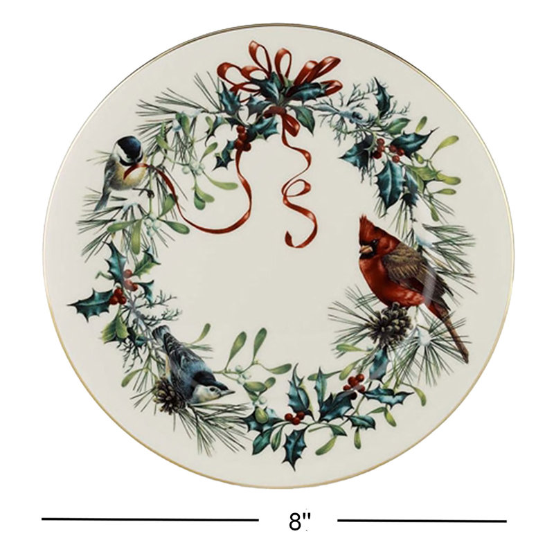 Assiette à salade Lenox Winter Greetings