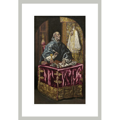 Saint Ildefonso by El Greco -Framed Giclee Print
