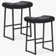 24" Modern Backless Saddle Counter Height Bar Stools With Metal Frame for Kitchen Island