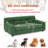 Soft And Comfortable Pet Sofa With Backrest And Armrests, A Modern Rectangular Design Suitable For Small To Medium-Sized Dogs.