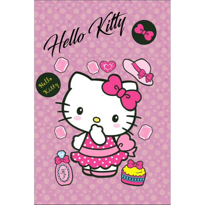 Tapis rose / blanc / noir en velours tissé à plat Trombetta, Rectangle 3 pi 3 po x 4 pi 11 po