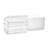 Sahaj Variety Size Clear Stackable Project Case 9 Pack