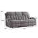 Bernardete 79.13" Wide Microsuede Upholsteried Manual Reclining Comfort Sofa