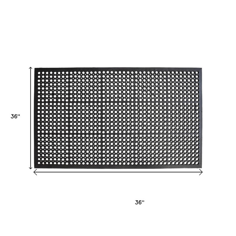 Paillasson en caoutchouc 36 po x 36 po