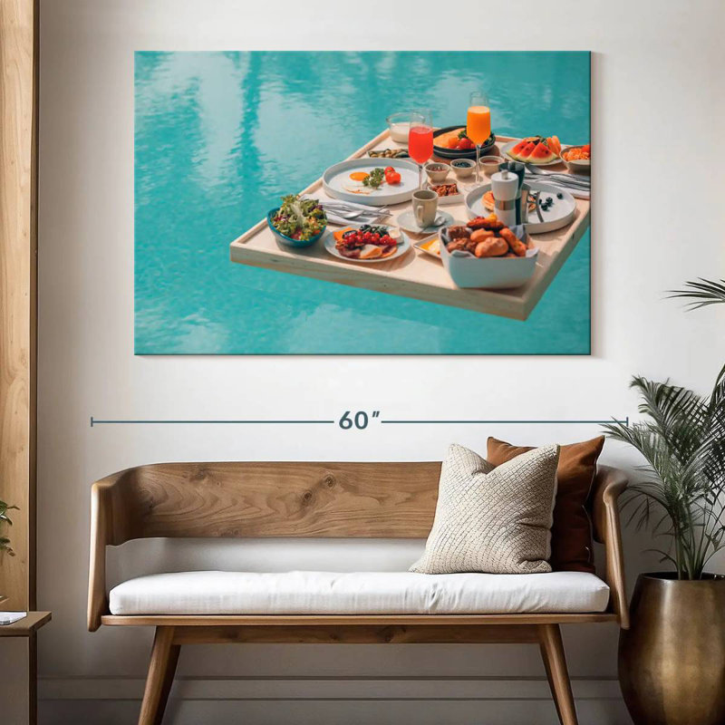 Yarlin Floating Pool Breakfast, 34" H x 51" W