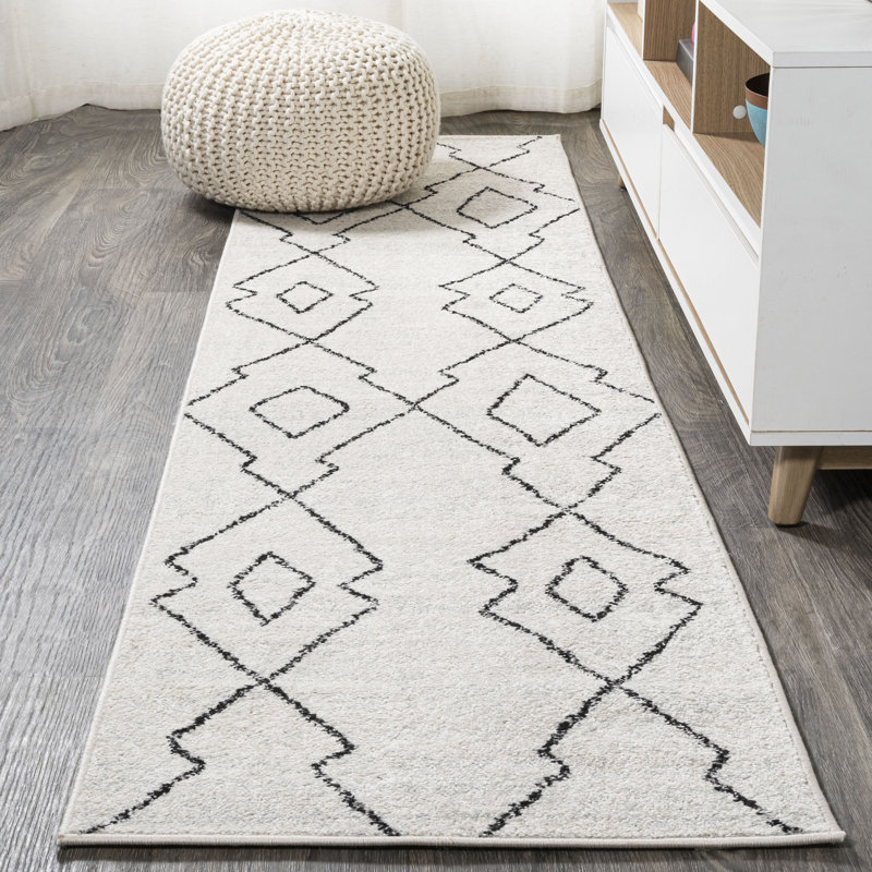 Tapis tissé à la machine Bradsher, Tapis de couloir 2 pi 3 po x 8 pi