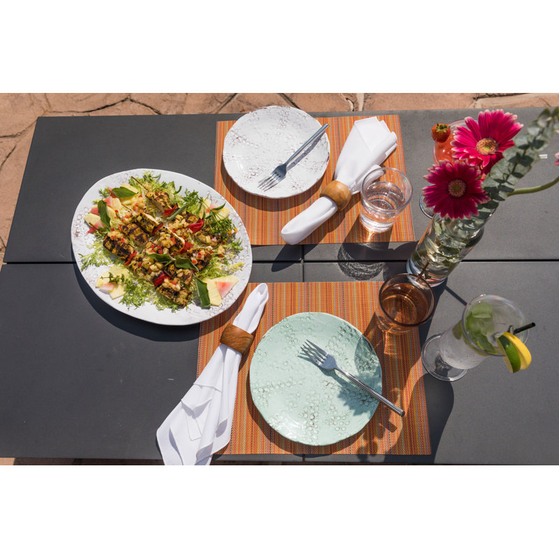 Eddie 11.25" Melamine Dinner Plate, White