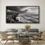 Grande impression sur toile encadrée, impression de paysage océanique de plage pour décoration côtière-116848205-116848204
