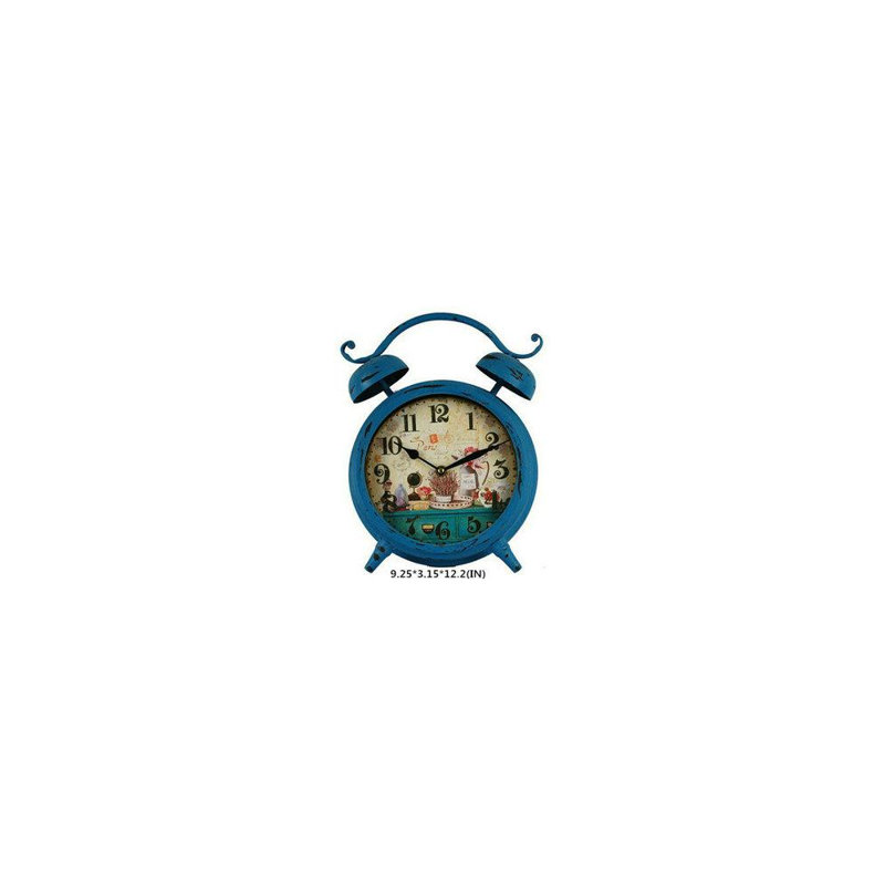 Horloge de table en métal