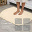Ensemble de tapis de bain 4 pièces avec couvercle Waterford, séchage rapide, tapis lavables à la machine, absorbant-1570171498