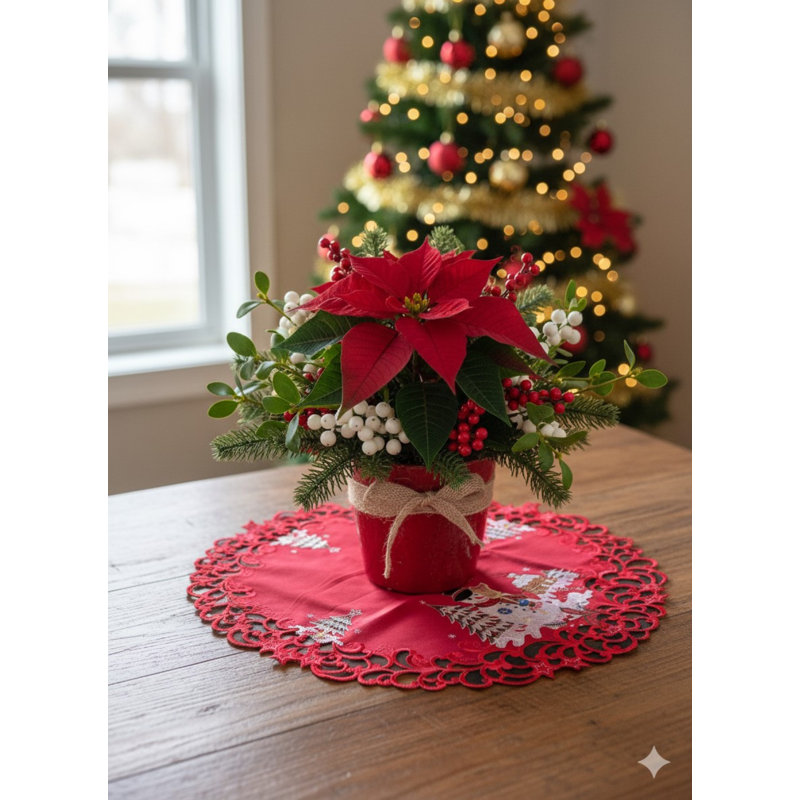 Napperon Snowman, Rond 24 po