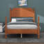 Lit poteau en bois traditionnel, lit plateforme rétro, aucun sommier requis, assemblage facile-1989936848-1989936849