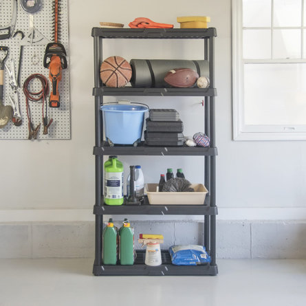 plastic storage racks & shelving units
