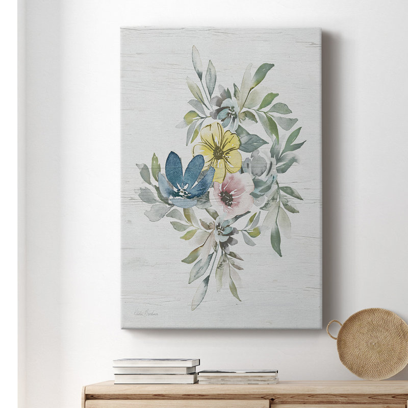 Spring Meadow Arrangement II, toile tendue avec châssis de qualité supérieure - prête à être accrochée