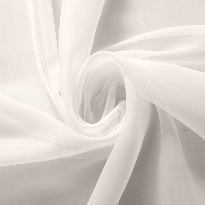 Jamie Eyelet Sheer Voile Curtain Panel, 144cm Width x 274cm Drop, Ivory