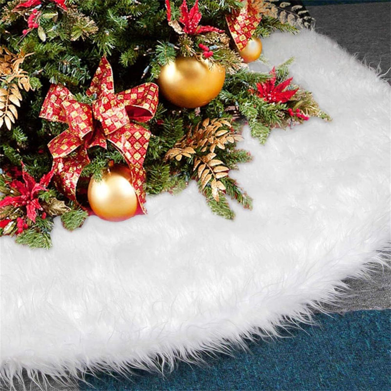 Faux Fur Tree Skirt
