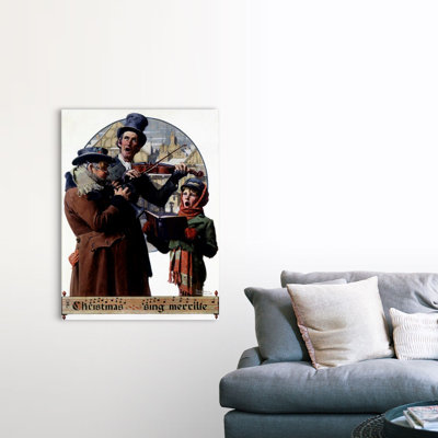 Art mural en toile Christmas Trio