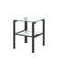 Ensemble de 2, table basse en verre à deux couches, petite table ronde, table de coin de chambre à coucher, table d'appoint de salon-384435729-384435728