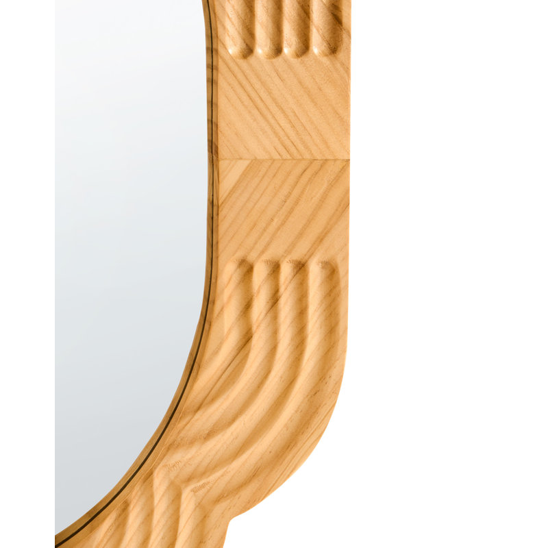 Solid Wood Novelty Floor Mirror