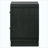 Black 2-Drawer Nightstand Bedside Table