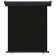 Dakota Fields 140cm W x 0cm D Fabric Black Cover Motorised Retractable Side Awning
