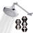 High-Pressure Rainfall Shower Head With 11-Inch Adjustable Arm - Vertical Flow Design For Spa-Like Bathing-113695280