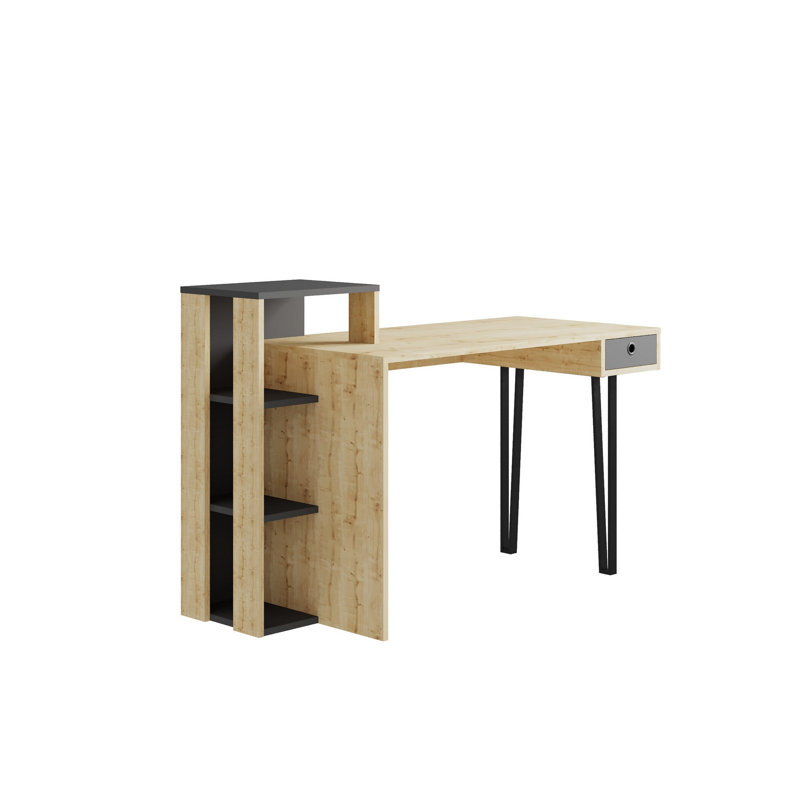 Bureau Charlo, Naturel / gris