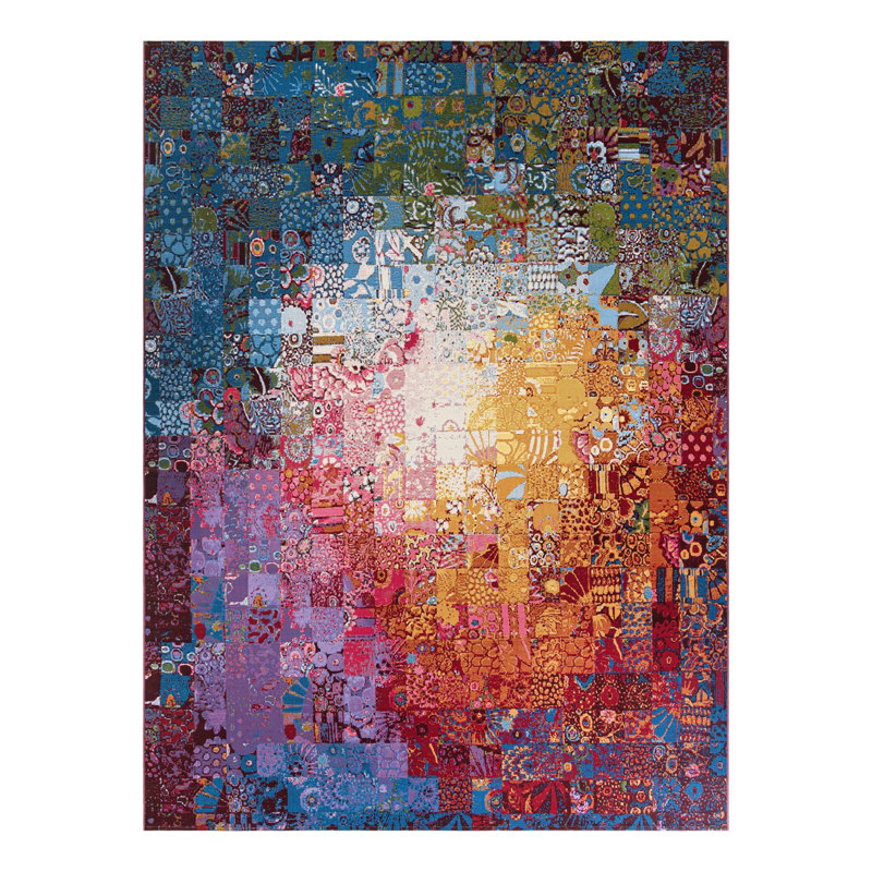 Luxe Hower Indoor/Outdoor Area Rug, Rectangle 9' x 12'