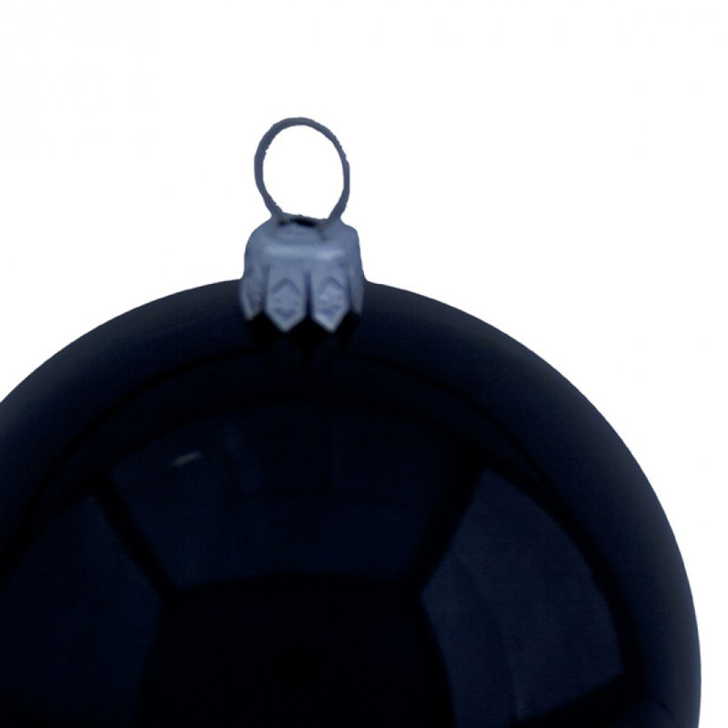 8cm Bauble, Black