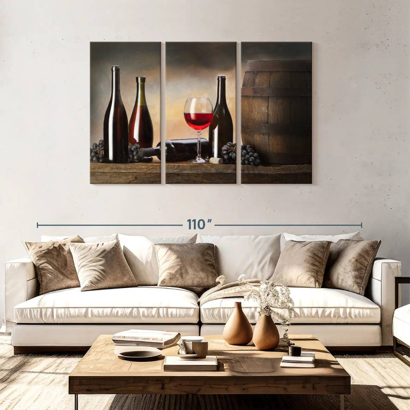 Yarlin Wine From The Cellar, 48" H x 74" W